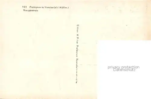AK / Ansichtskarte Pralognan la Vanoise Vue generale Pralognan la Vanoise