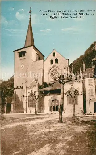 AK / Ansichtskarte Salins les Bains Eglise Saint Anatoile Salins les Bains