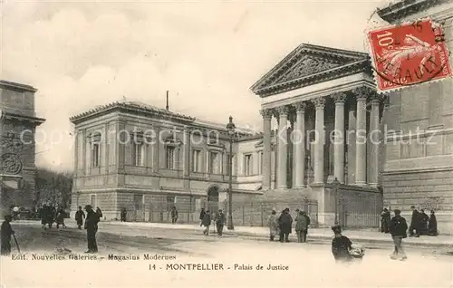 AK / Ansichtskarte Montpellier_Herault Palais de Justice Montpellier Herault