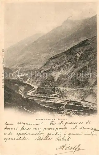 AK / Ansichtskarte Modane_Gare Panorama Modane Gare
