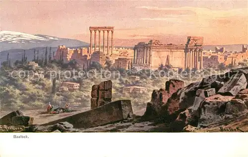 AK / Ansichtskarte Baalbek_Baalbeck Panorama 