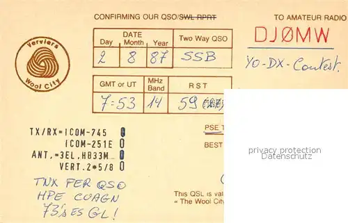 AK / Ansichtskarte Verviers Town Hall Verviers