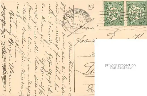 AK / Ansichtskarte Rotterdam Caland Monument Rotterdam