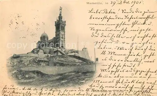 AK / Ansichtskarte Marseille_Bouches du Rhone Notre Dame de la Garde Marseille