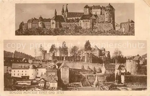 AK / Ansichtskarte Montjoie_Monschau Schloss Montjoie Montjoie Monschau
