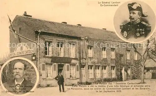 AK / Ansichtskarte Bazeilles General Lambert La Maison des Dernieres Cartouches Bazeilles