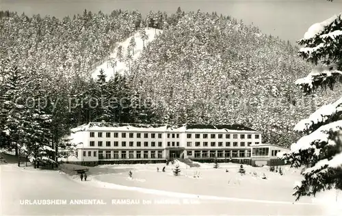 AK / Ansichtskarte Ramsau_Hainfeld Urlaubsheim Annental Ramsau Hainfeld