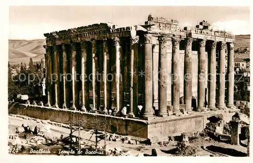 AK / Ansichtskarte Baalbek_Baalbeck Bacchus Temple 