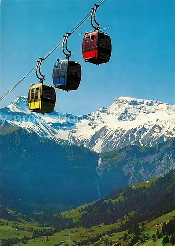 AK / Ansichtskarte Adelboden Gruppenumlaufbahn Schwandfeldspitz Tschentenalp Adelboden