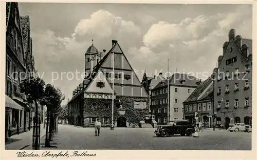 AK / Ansichtskarte Weiden_Oberpfalz Rathaus Weiden Oberpfalz