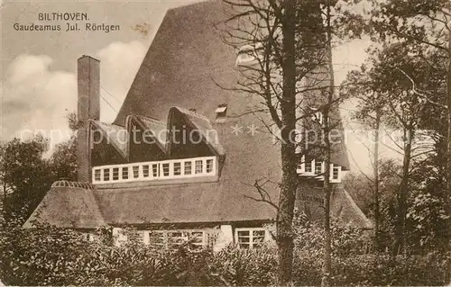 AK / Ansichtskarte Bilthoven Gaudeamus Jul. Roentgen Bilthoven