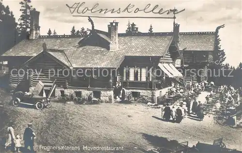 AK / Ansichtskarte Holmskollen_Holmenkollen Frognersaeterens Hovedrestaurant 