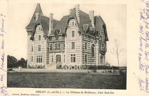 AK / Ansichtskarte Orcay Chateau de Bredoury Schloss Orcay