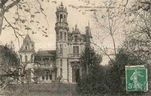 AK / Ansichtskarte Fontenay le Comte Chateau Schloss Fontenay le Comte