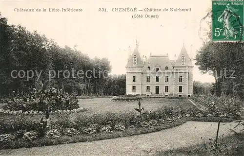 AK / Ansichtskarte Chemere Chateau de Noirbreuil Schloss Chemere