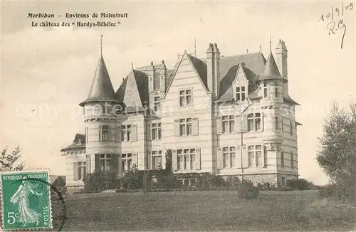 AK / Ansichtskarte Malestroit Chateau des Hardys Bebelec Schloss Malestroit