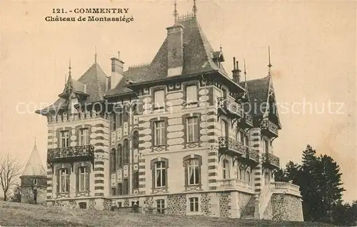 AK / Ansichtskarte Commentry Chateau de Montassiege Schloss Commentry