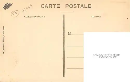 AK / Ansichtskarte Commentry Chateau de Montassiege Schloss Commentry