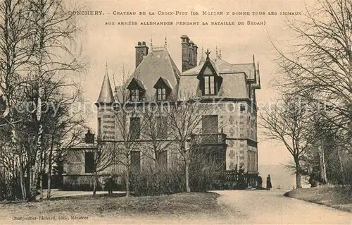 AK / Ansichtskarte Donchery Chateau de la Croix Piot Schloss Donchery