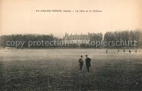 AK / Ansichtskarte Villers Cotterets Parc et Chateau Schloss Park Villers Cotterets