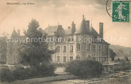 AK / Ansichtskarte Serquigny Chateau Schloss Serquigny