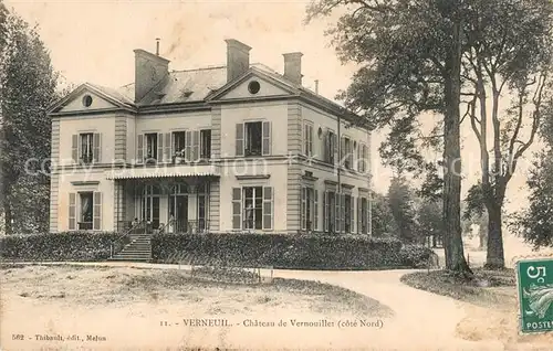 AK / Ansichtskarte Verneuil l_Etang Chateau de Vernouillet Schloss Verneuil l Etang