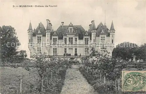 AK / Ansichtskarte Mussidan Chateau de Fournil Schloss Mussidan