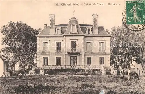 AK / Ansichtskarte Chanas Chateau Schloss Chanas