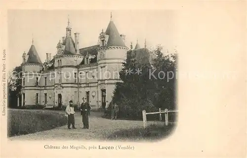 AK / Ansichtskarte Lucon Chateau des Magnils Schloss Lucon