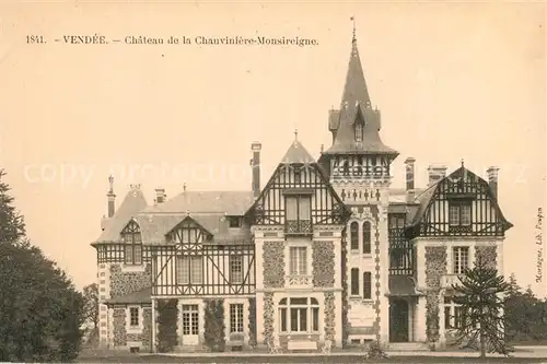 AK / Ansichtskarte Monsireigne Chateau de la Chauviniere Schloss Monsireigne