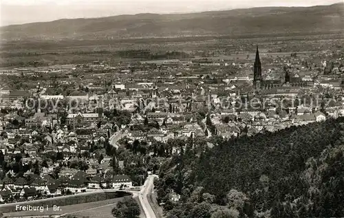 AK / Ansichtskarte Freiburg_Breisgau Fliegeraufnahme Freiburg Breisgau