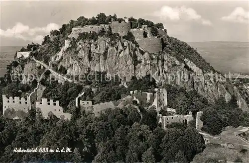 AK / Ansichtskarte Singen_Hohentwiel Burgruine auf dem Hohentwiel Singen Hohentwiel