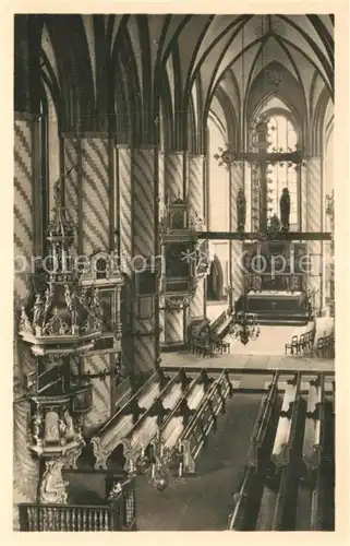 AK / Ansichtskarte Brandenburg_Havel St Gotthardtkirche Altar Brandenburg Havel