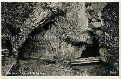 AK / Ansichtskarte Zwiefalten_Wuerttemberg Wimsener Hoehle  Zwiefalten Wuerttemberg