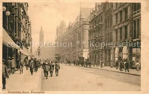 AK / Ansichtskarte Birmingham Corporation Street Birmingham