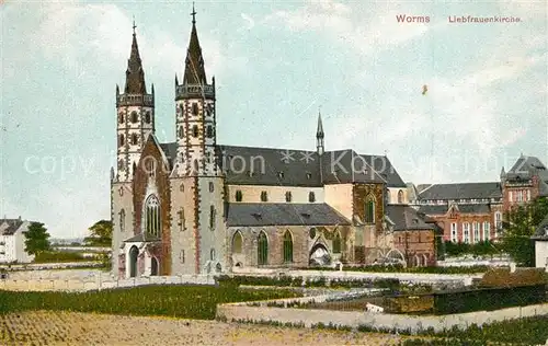 AK / Ansichtskarte Worms_Rhein Liebfrauenkirche Worms Rhein