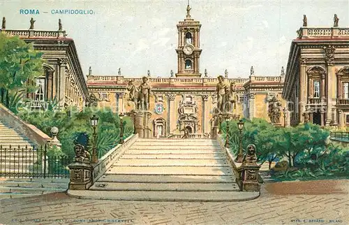 AK / Ansichtskarte Roma_Rom Campidoglio Roma_Rom
