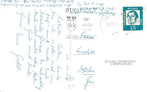 AK / Ansichtskarte Osnabrueck Dom Osnabrueck