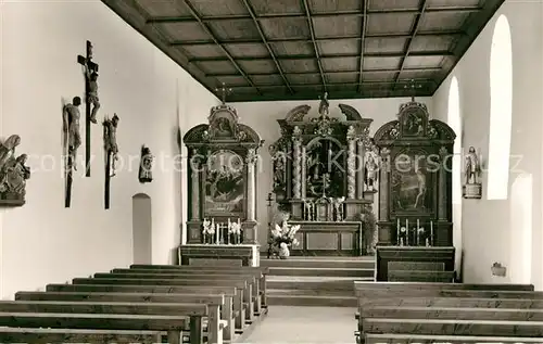 AK / Ansichtskarte Wurmlingen_Kapelle Inneres Wurmlingen_Kapelle