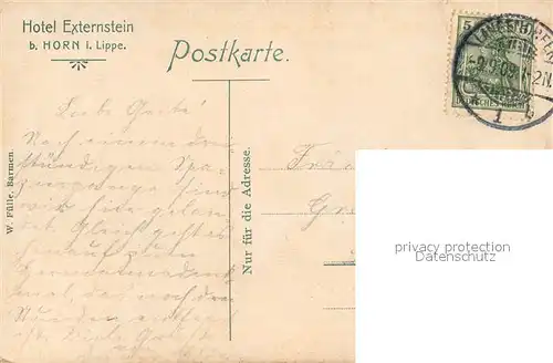 AK / Ansichtskarte Externsteine im Teutoburger Wald Seeseite Externsteine