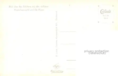 AK / Ansichtskarte Feldberg_Schwarzwald Fliegeraufnahme mit Todtnauer Huette und Herzogenhorn Feldberg Schwarzwald