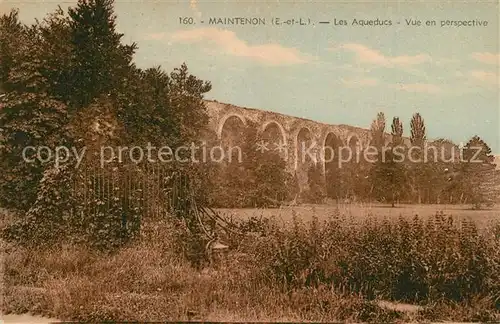 AK / Ansichtskarte Maintenon Les Aqueduc Vue en perspective Maintenon