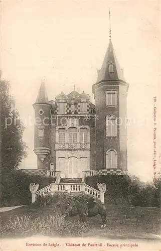 AK / Ansichtskarte L_Aigle Chateau de Fontenil Schloss L_Aigle