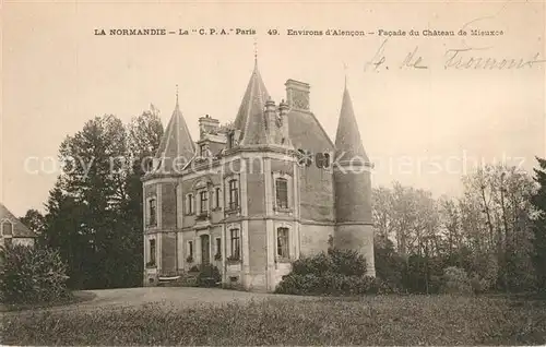 AK / Ansichtskarte Mieuxce Chateau Schloss Mieuxce