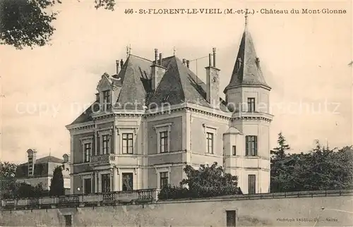 AK / Ansichtskarte Saint Florent le Vieil Chateau du Mont Glonne Schloss Saint Florent le Vieil