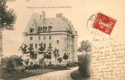 AK / Ansichtskarte Nexon Chateau de la Garde Schloss Nexon