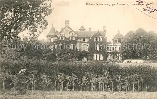 AK / Ansichtskarte Ambazac Chateau de Montmery Schloss Ambazac