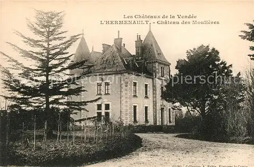 AK / Ansichtskarte L_Hermenault Chateau des Moulieres L_Hermenault