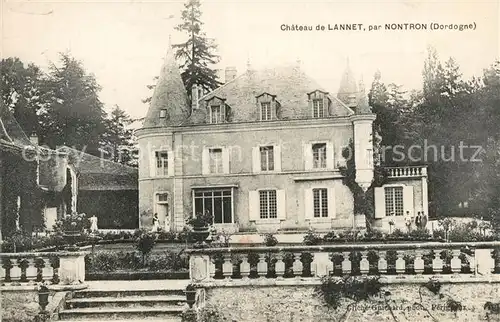 AK / Ansichtskarte Nontron Chateau de Lannet Schloss Nontron