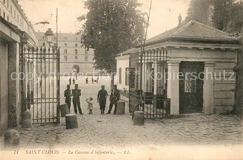AK / Ansichtskarte Saint Cloud_Hauts de Seine Caserne d Infanterie Saint Cloud